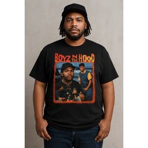 Boyz n the Hood Ice Cube Graphic T-Shirt Black XL